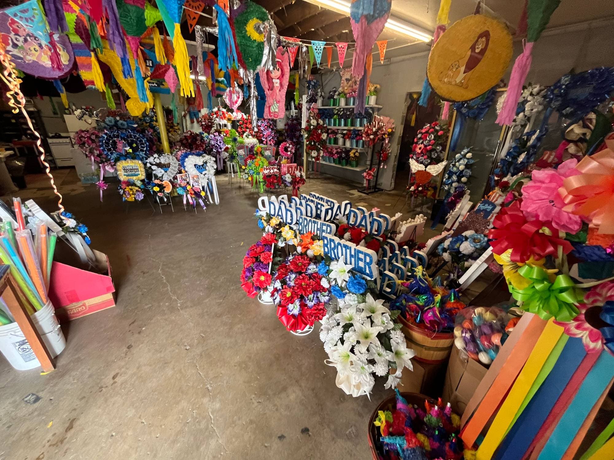More flowers and decorations